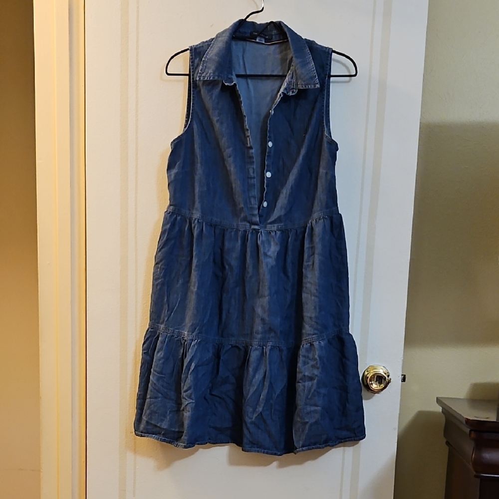 Tommy Hilfiger Blue Denim Mini Dress